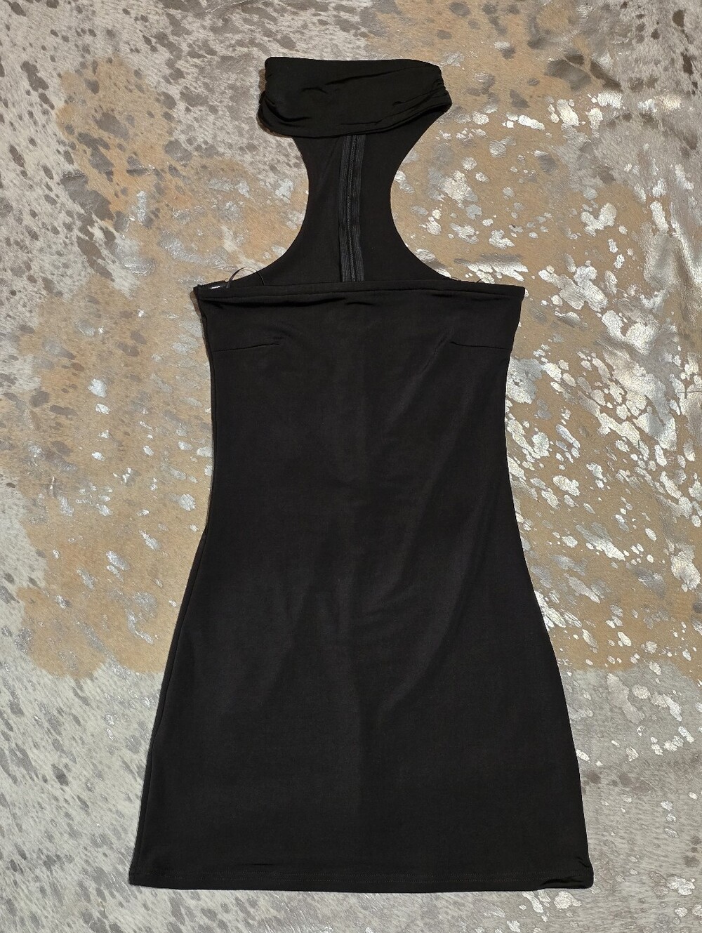 Edikted Black One-Shoulder Bodycon Dress